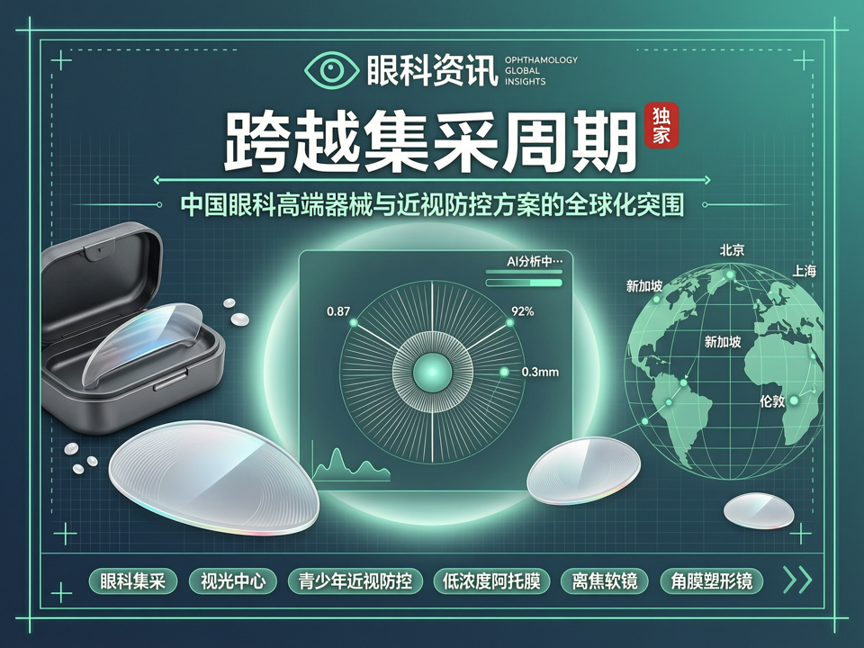 跨越集采周期:中国眼科高端器械与近视防控方案的全球化突围
