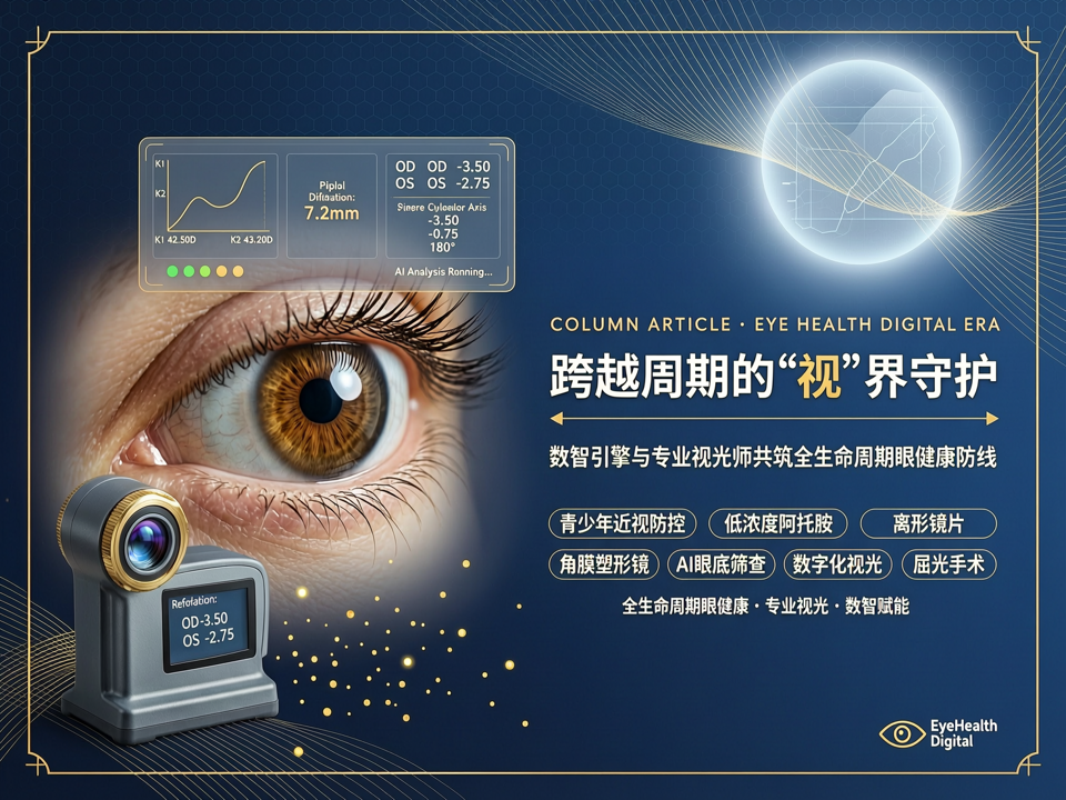 跨越周期的“视”界守护:数智引擎与专业视光师共筑全生命周期眼健康防线