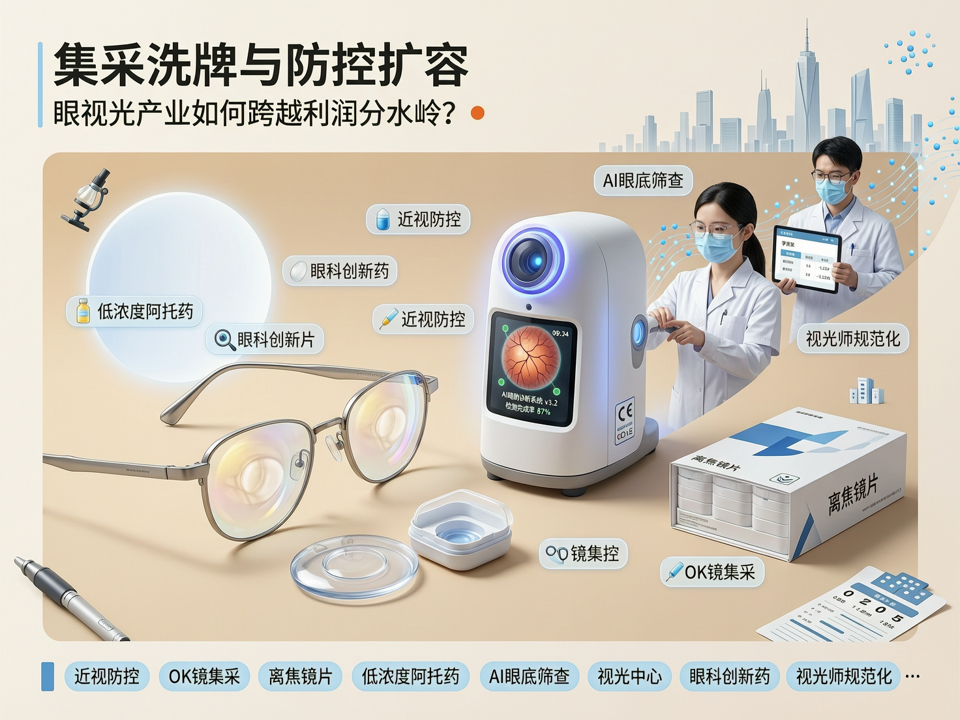 集采洗牌与防控扩容:眼视光产业如何跨越利润“分水岭”?