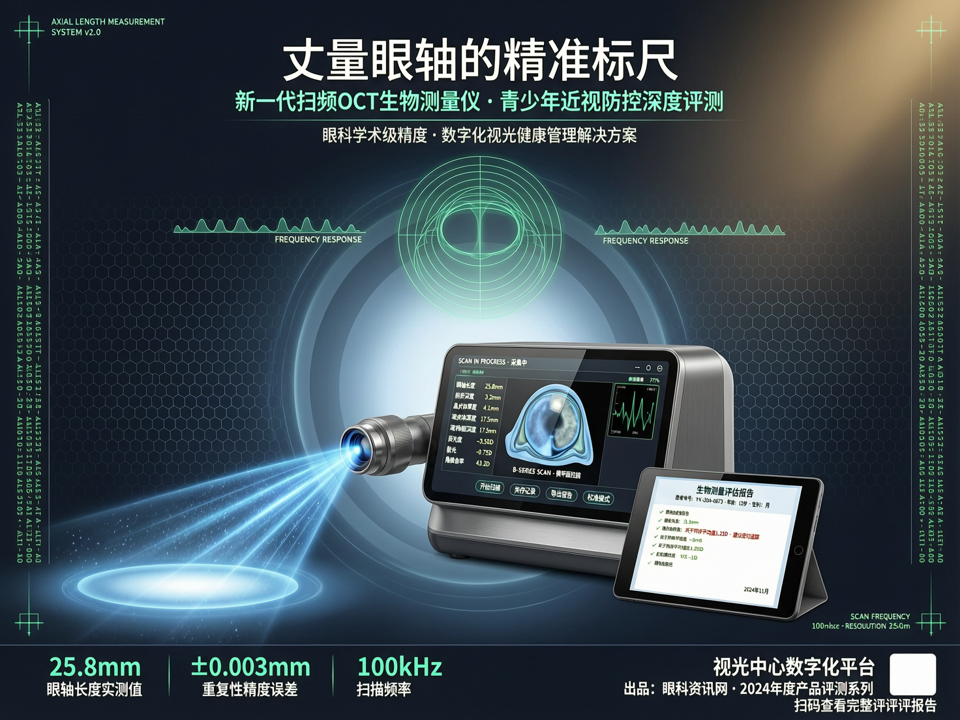 丈量眼轴的“精准标尺”:新一代扫频OCT生物测量仪在视光中心近视防控中的深度评测
