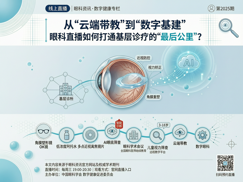 从“云端带教”到“数字基建”:眼科直播如何打通基层诊疗的“最后一公里”?
