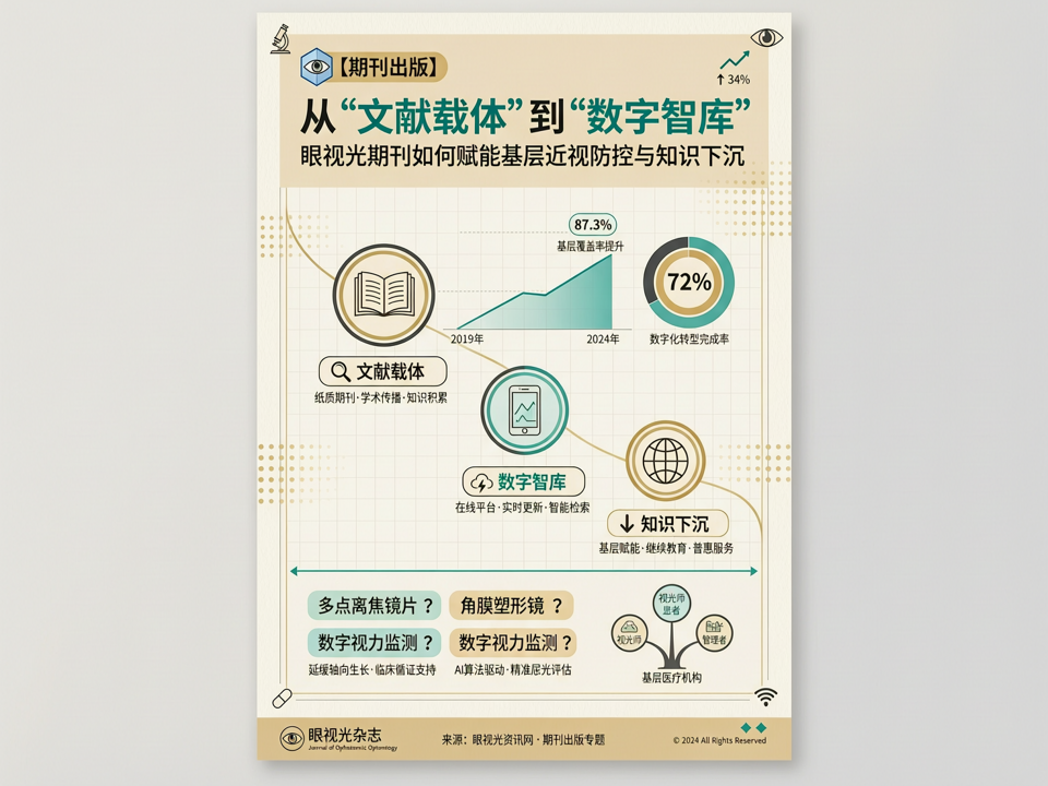从“文献载体”到“数字智库”:眼视光期刊如何赋能基层近视防控与知识下沉