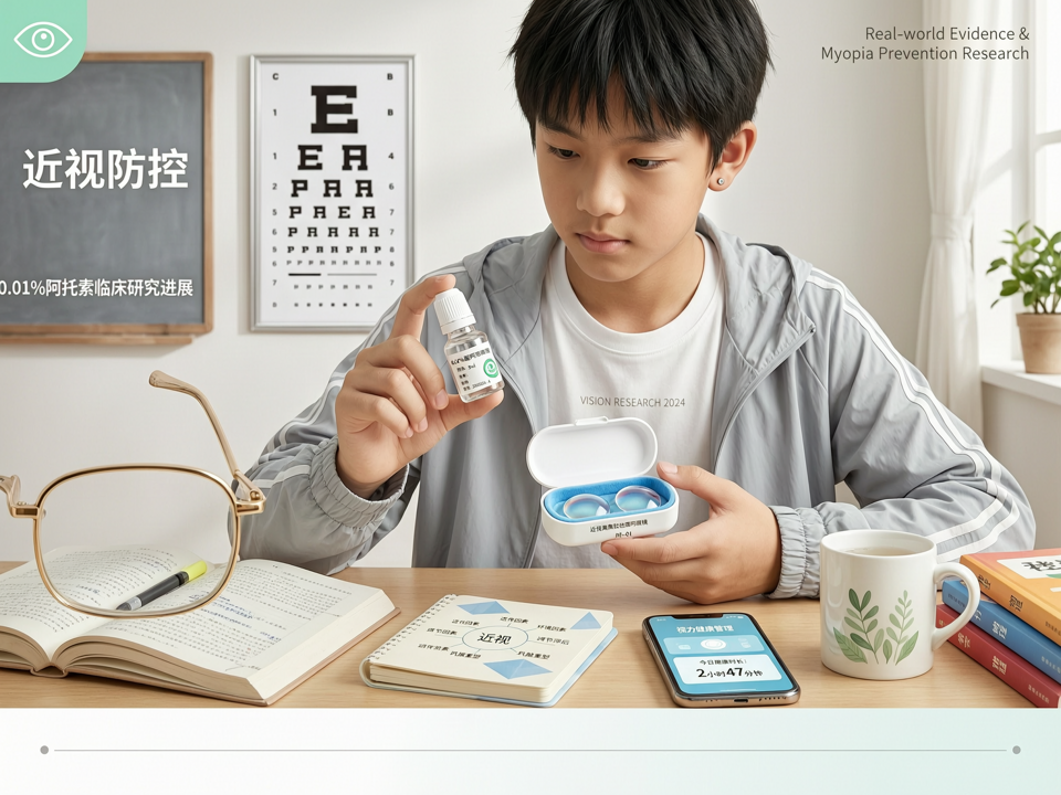 精准防控与合规重塑:0.01%阿托品真实世界证据及近视基因多态性研究引领视光新范式