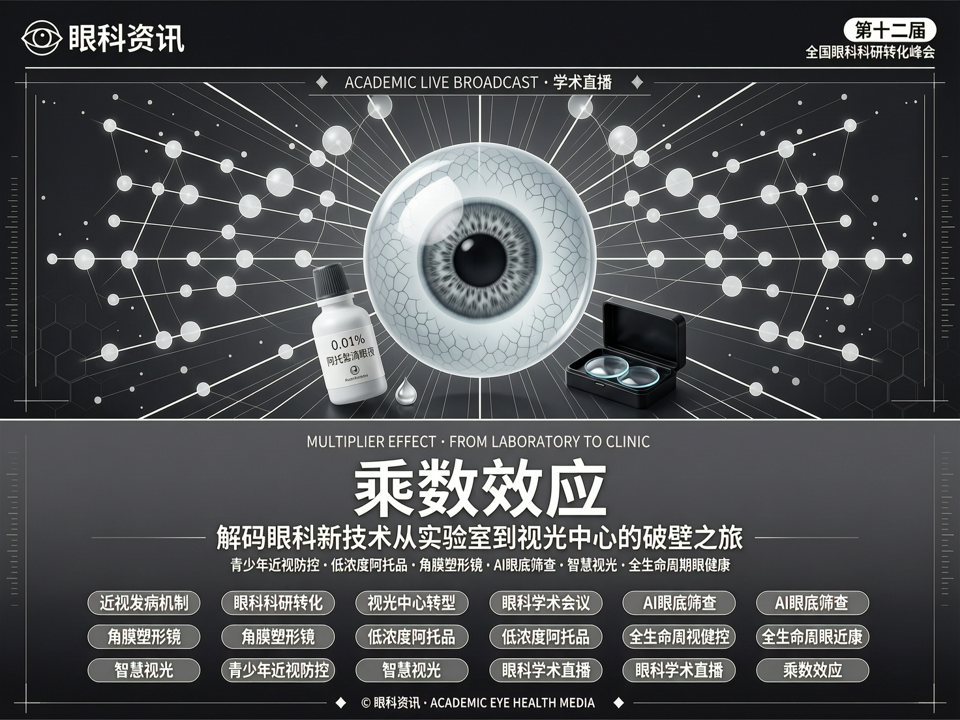 学术直播的“乘数效应”:解码眼科新技术从实验室到视光中心的破壁之旅