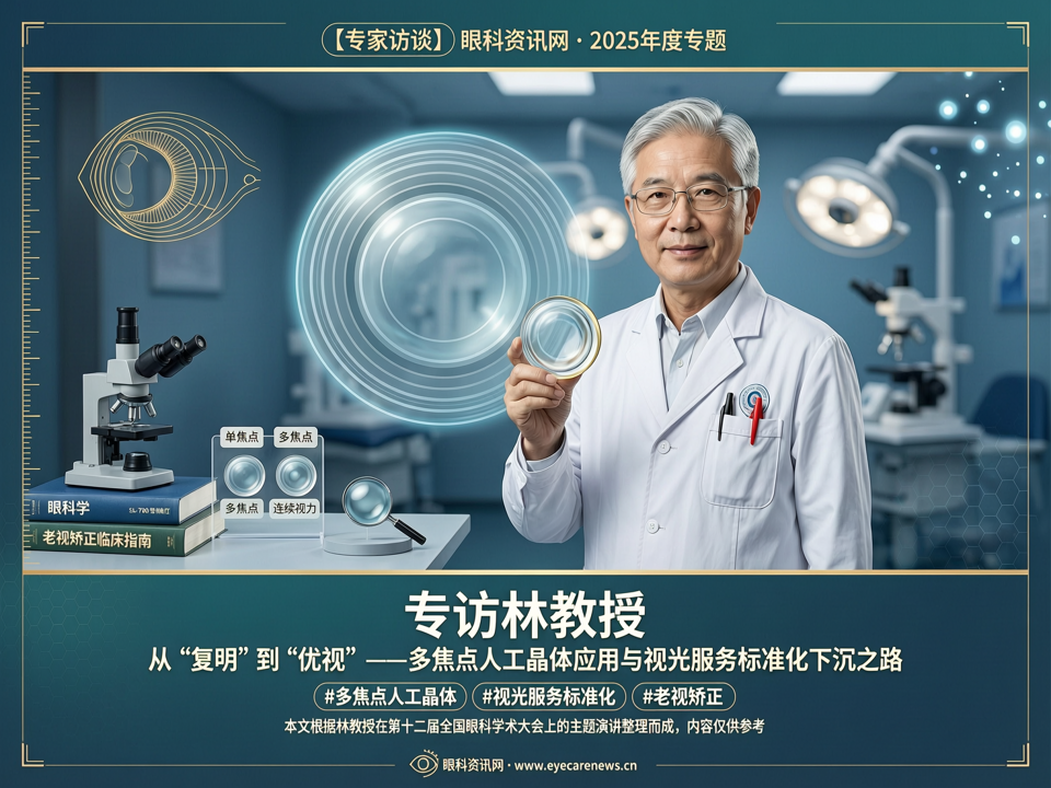 专访林教授:从“复明”到“优视”,多焦点人工晶体应用与视光服务标准化下沉