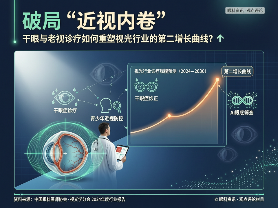 破局“近视内卷”:干眼与老视诊疗如何重塑视光行业的第二增长曲线?