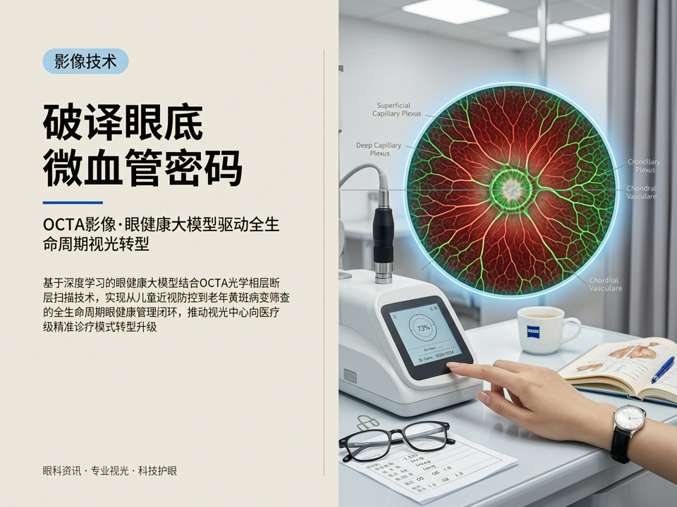 破译眼底“微血管密码”:眼健康大模型与OCTA驱动的全生命周期医疗级视光转型