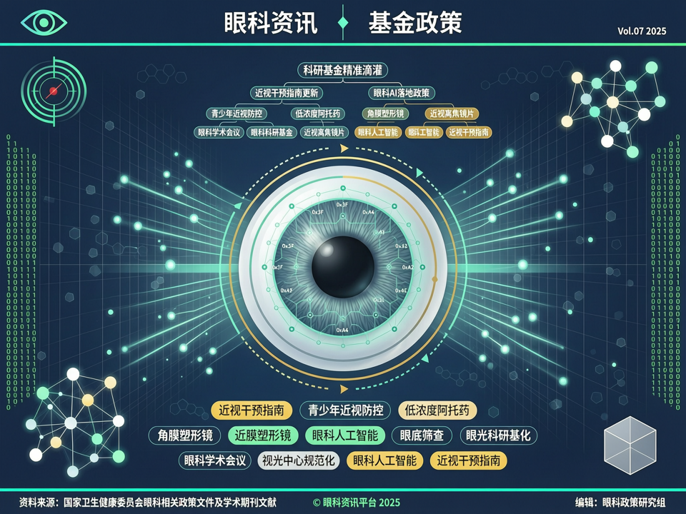 科研基金精准滴灌:近视干预指南更新与眼科AI落地的政策逻辑