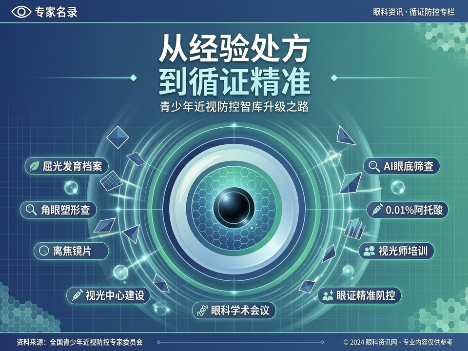 从“经验处方”到“循证精准”:【专家名录】如何领航青少年近视防控的“智库升级”?