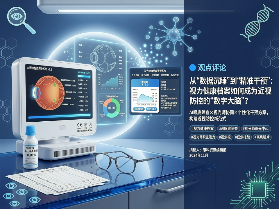 从“数据沉睡”到“精准干预”:视力健康档案如何成为近视防控的“数字大脑”?