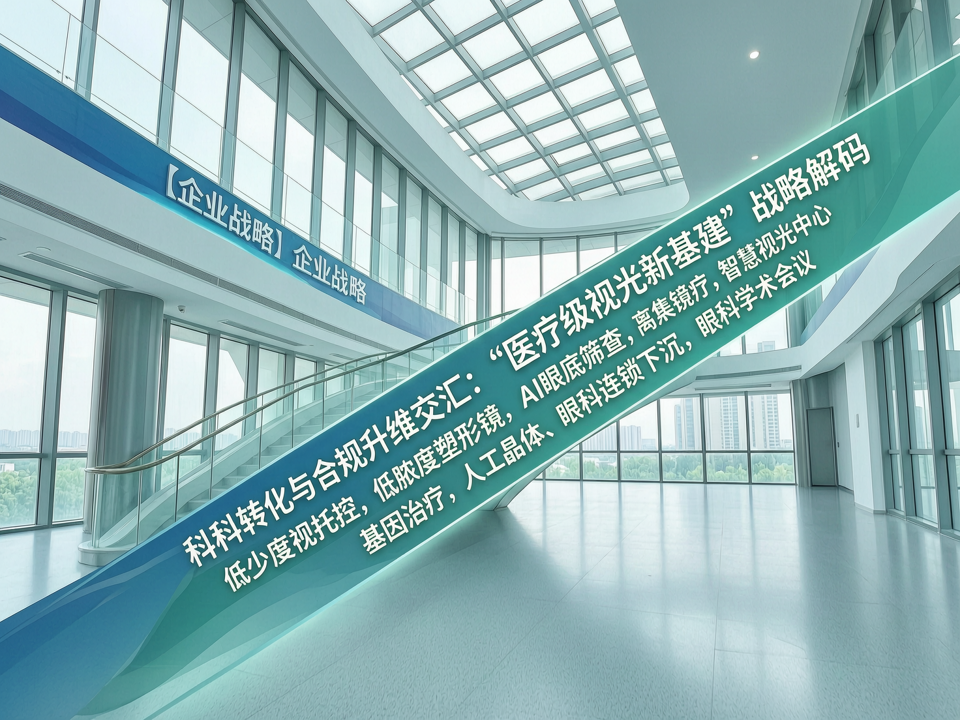 科研转化与合规升维交汇:眼科企业“医疗级视光新基建”战略解码