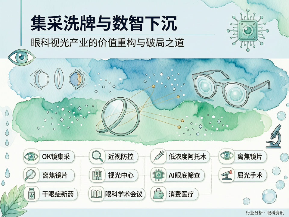 集采洗牌与数智下沉:眼科视光产业的价值重构与破局之道