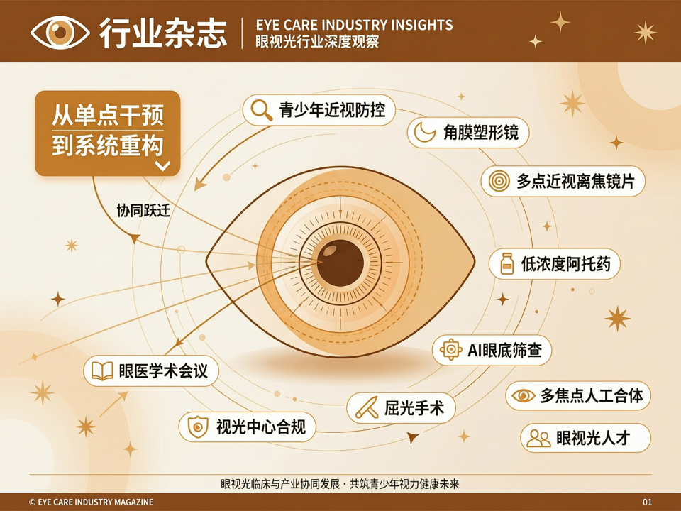 从“单点干预”到“系统重构”:眼视光临床与产业的协同跃迁