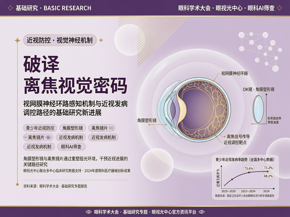 破译“离焦”视觉密码:视网膜神经环路感知与近视调控的基础研究新境