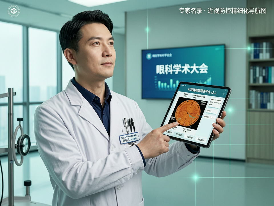 ‘药械协同’与‘数智闭环’交汇:【专家名录】如何绘制近视防控精细化的‘导航图’?