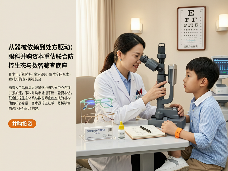 从“器械依赖”到“处方驱动”:眼科并购资本重估“联合防控生态”与“数智筛查底座”