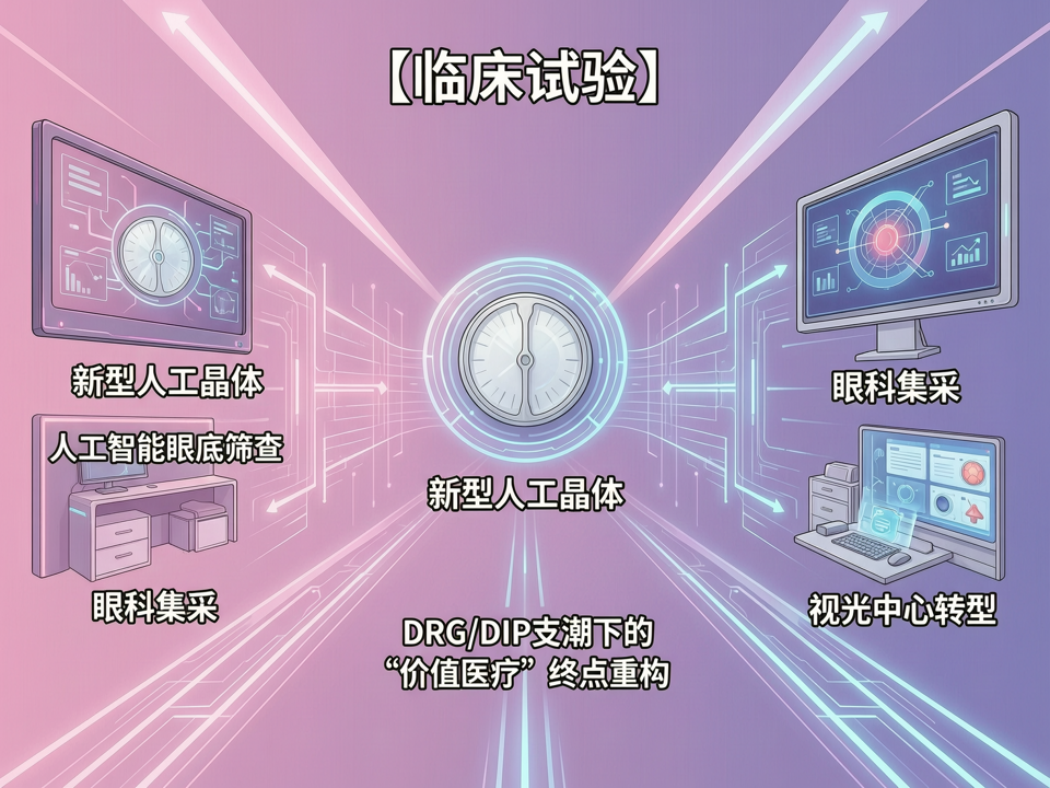 DRG/DIP浪潮下的眼科临床试验:新型人工晶体与AI筛查的“价值医疗”终点重构