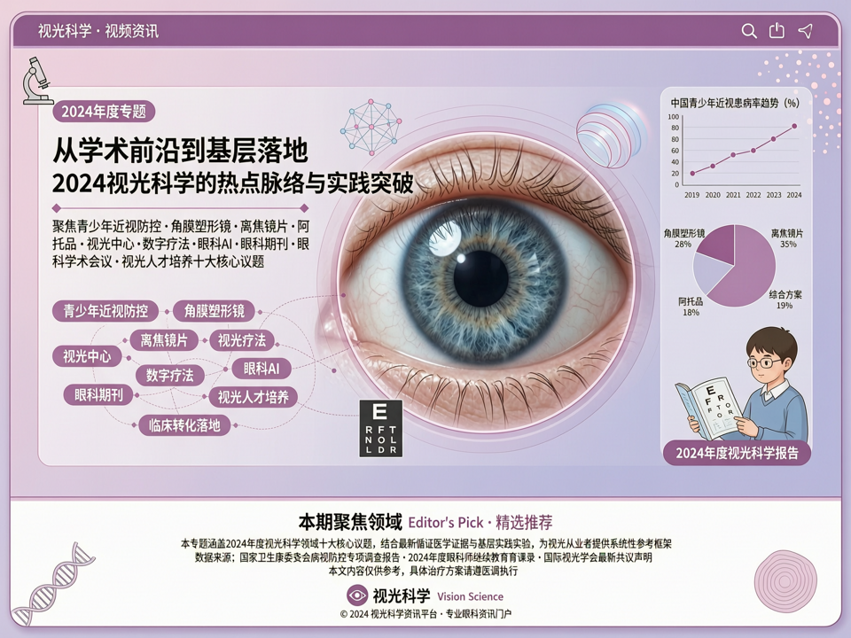 从学术前沿到基层落地:2024视光科学的热点脉络与实践突破