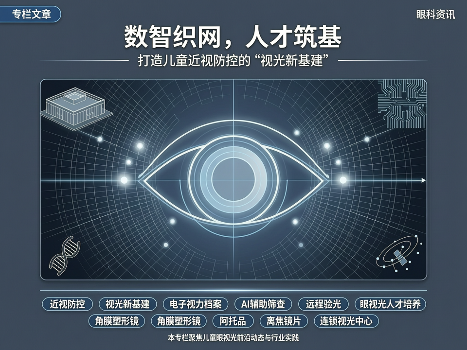 数智织网,人才筑基:打造儿童近视防控的“视光新基建”