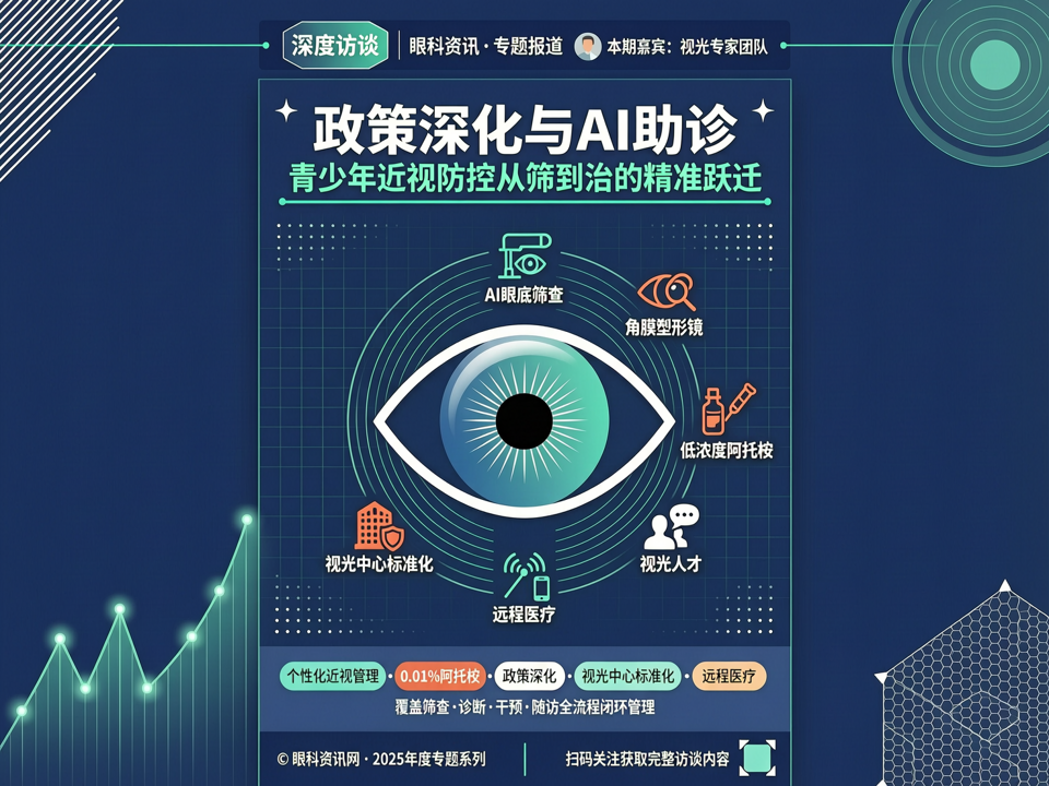 深度访谈 | 政策深化与AI助诊:青少年近视防控从筛到治的精准跃迁