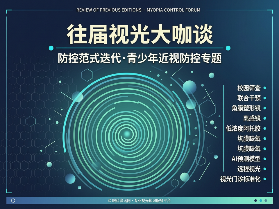 往届视光大咖谈:从校园筛查全覆盖到AI预测模型的防控范式迭代