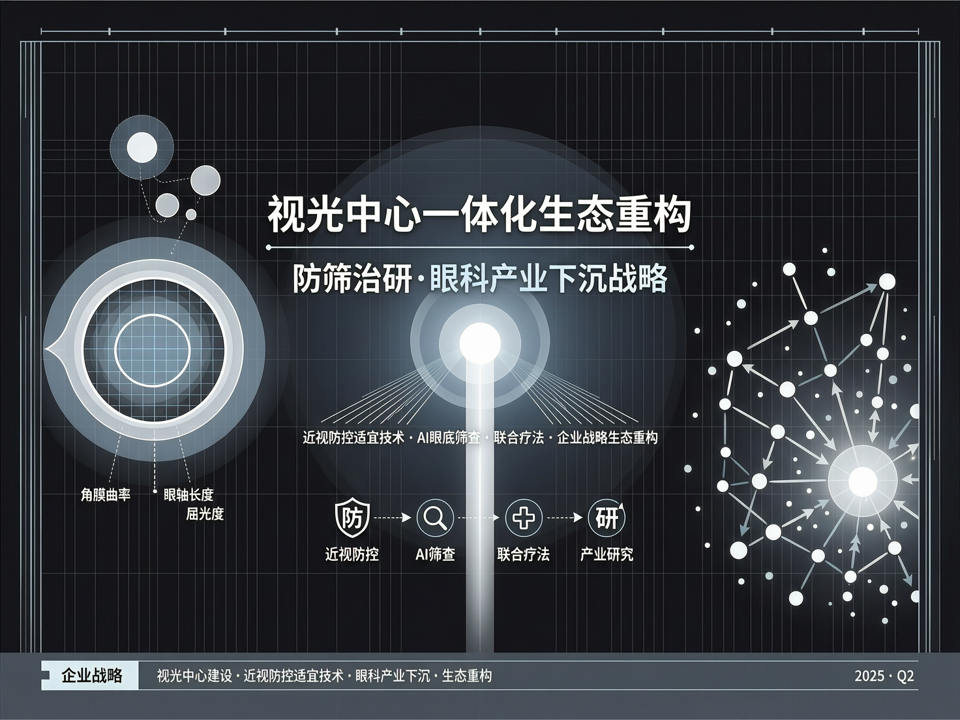 视光中心的“防筛治研”一体化:眼科企业下沉战略的生态重构