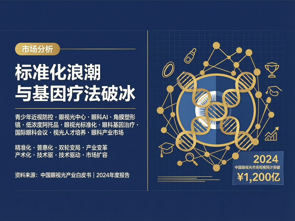 标准化浪潮与基因疗法破冰:眼视光产业的“精准化”与“普惠化”双轮变局