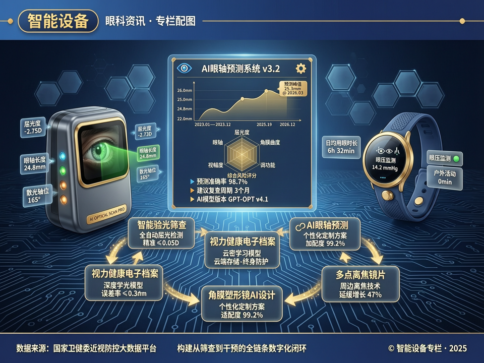 智能设备铺就青少年近视防控“数据闭环”之路:从筛查到干预的全链条革新
