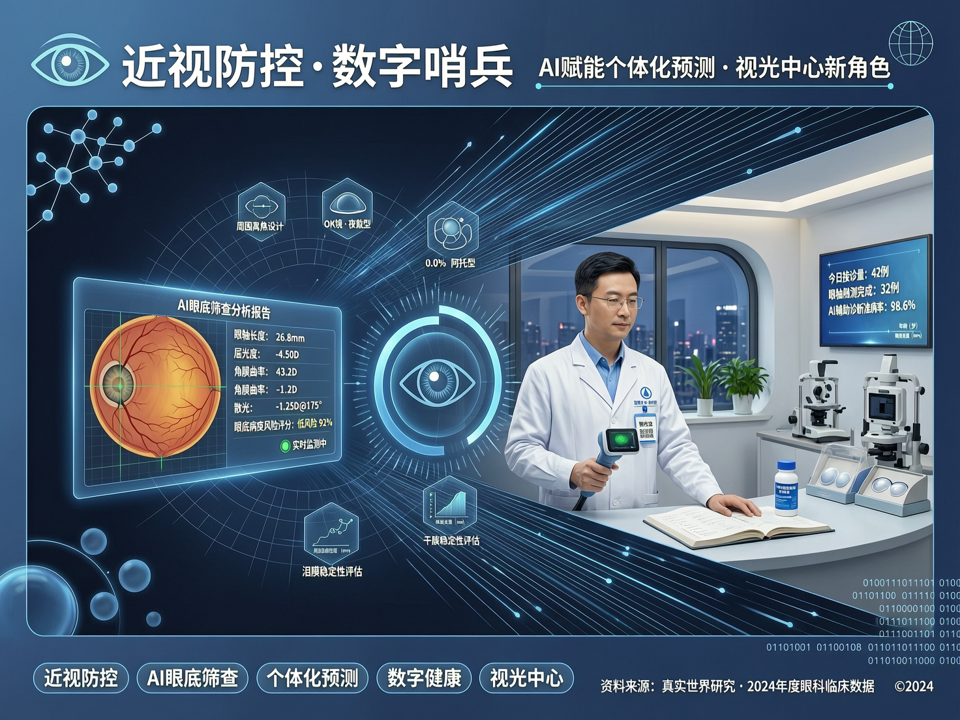 近视防控的“数字哨兵”:AI赋能个体化预测与视光中心新角色
