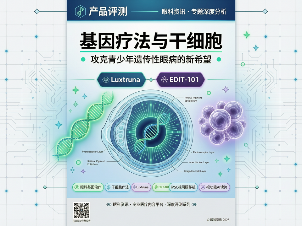 基因疗法与干细胞:攻克青少年遗传性眼病的新希望——前沿疗法现状与产品潜力深度评测