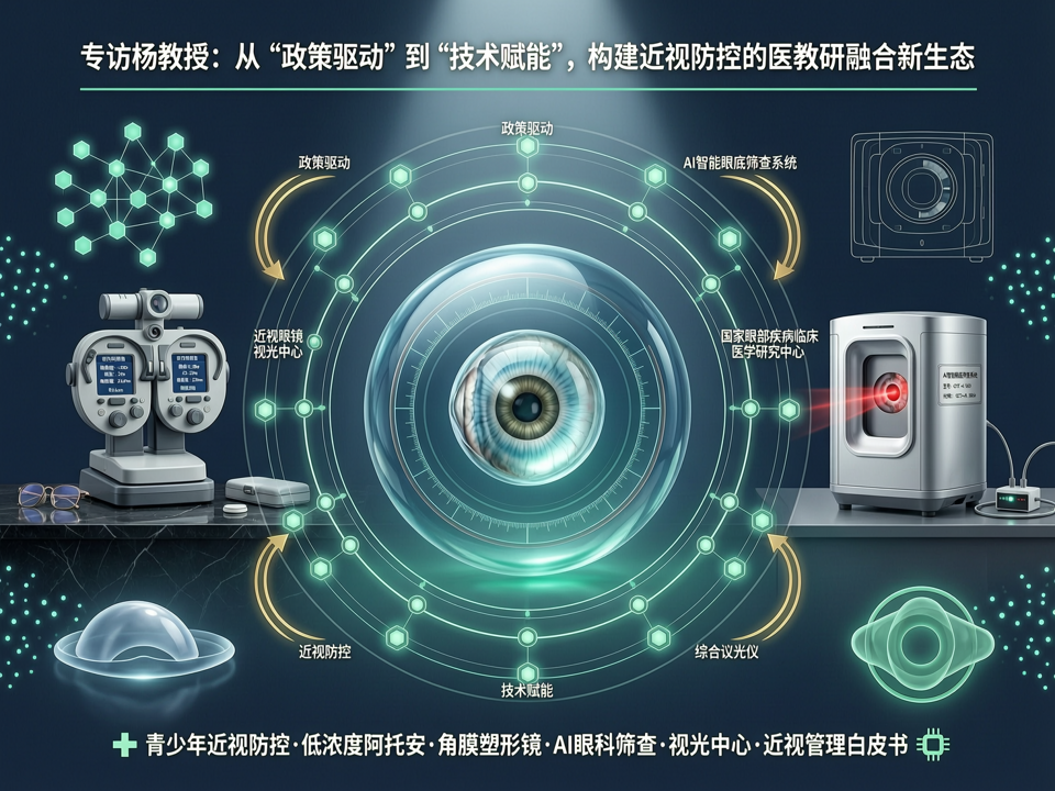 专访杨教授:从“政策驱动”到“技术赋能”,构建近视防控的医教研融合新生态