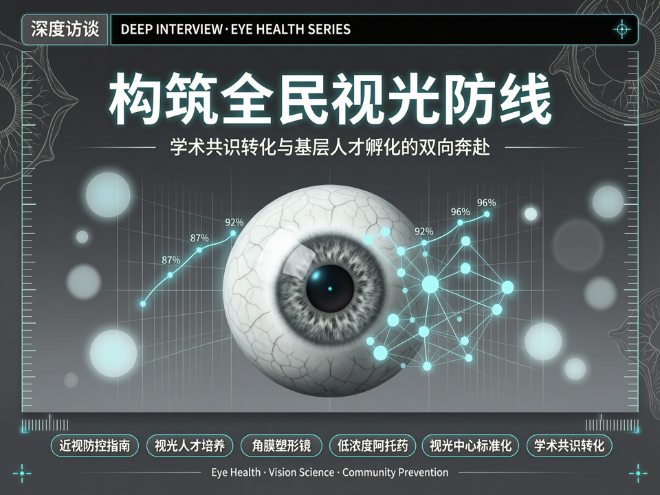 深度访谈 | 构筑“全民视光防线”:学术共识转化与基层人才孵化的双向奔赴