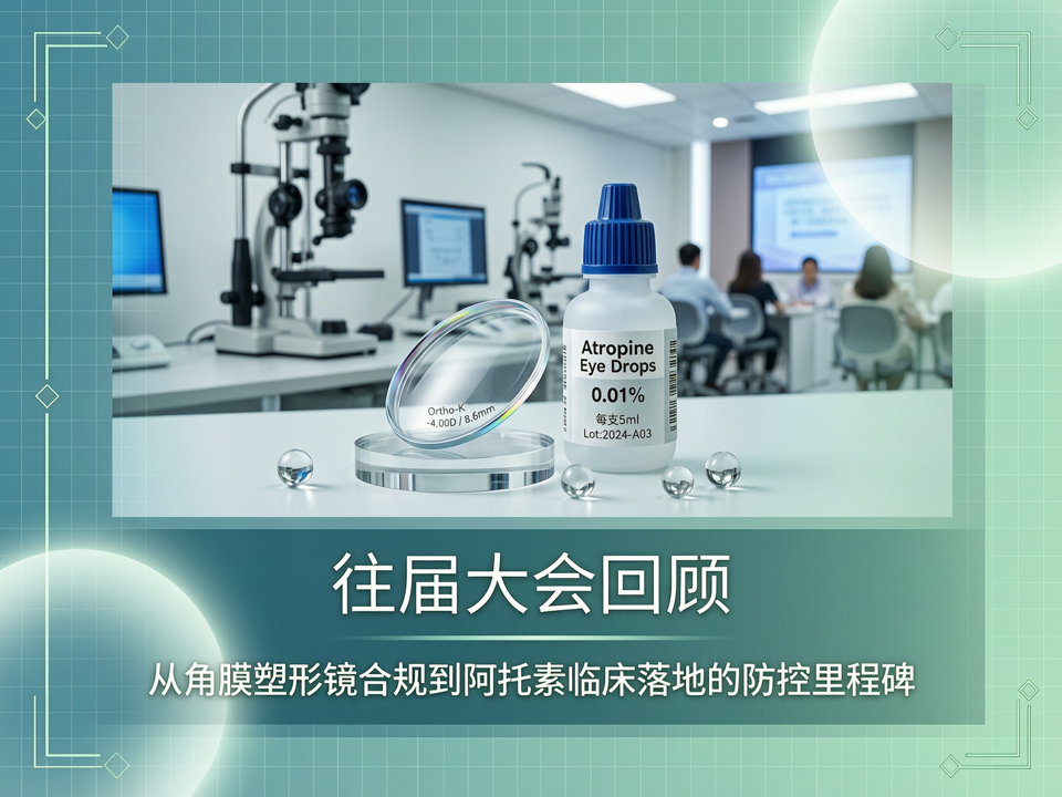往届大会视点:从角膜塑形镜合规到阿托品临床落地的防控里程碑