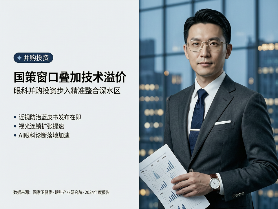 “国策窗口”叠加“技术溢价”:眼科并购投资步入精准整合深水区