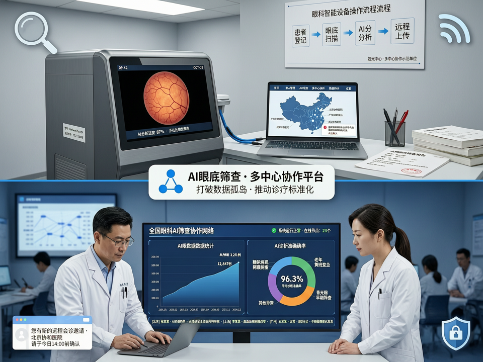 当AI会诊成为标配:眼科智能设备的多中心协作与数据孤岛破冰