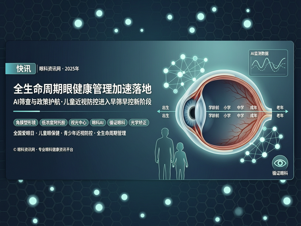 【快讯】全生命周期眼健康管理加速落地:AI筛查与政策护航,儿童近视防控进入“早筛早控”新阶段
