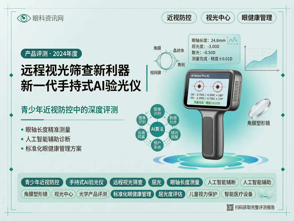 远程视光筛查新利器:新一代手持式AI验光仪在青少年近视防控中的深度评测