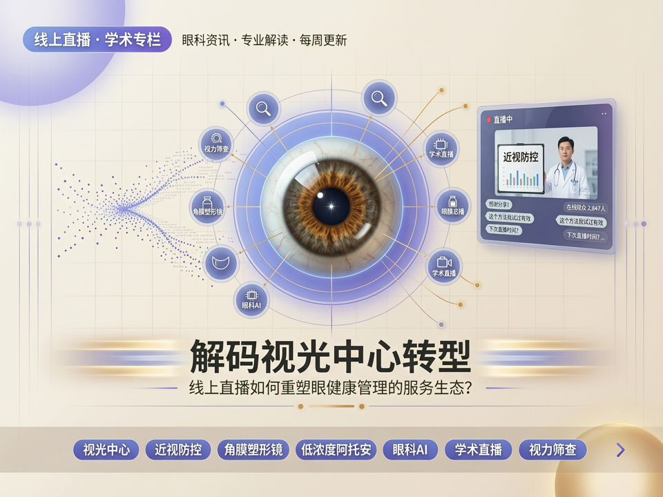 解码视光中心转型:线上直播如何重塑眼健康管理的“服务生态”?