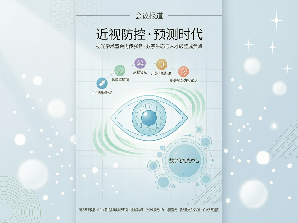 视光学术盛会再传强音:近视防控从“筛治”走向“预测”,数字生态与人才破壁成焦点