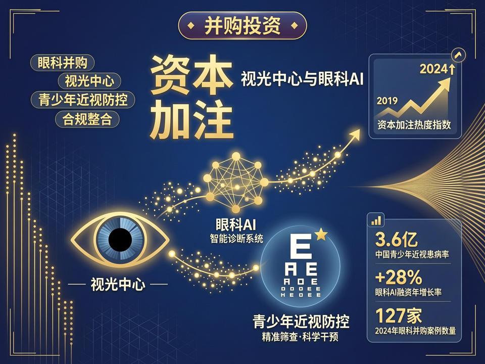 资本“加注”视光中心与眼科AI:并购投资的下一个黄金赛道