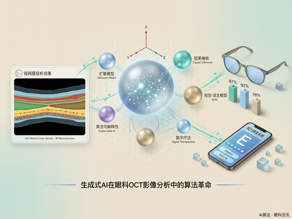 从像素到病机:生成式AI在眼科OCT影像分析中的算法革命