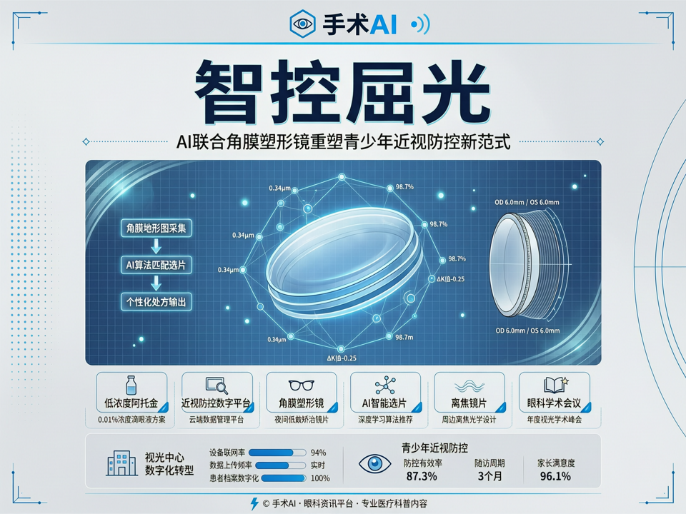 “智”控屈光:AI联合角膜塑形镜重塑青少年近视防控新范式