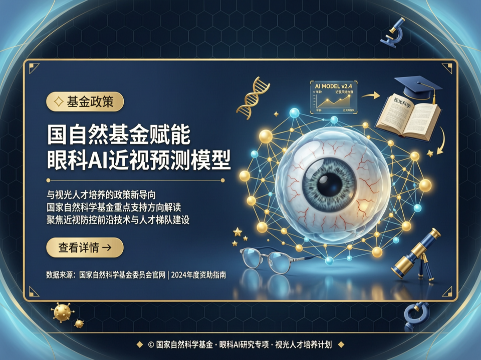 国自然基金赋能:眼科AI近视预测模型与视光人才培养的政策新导向