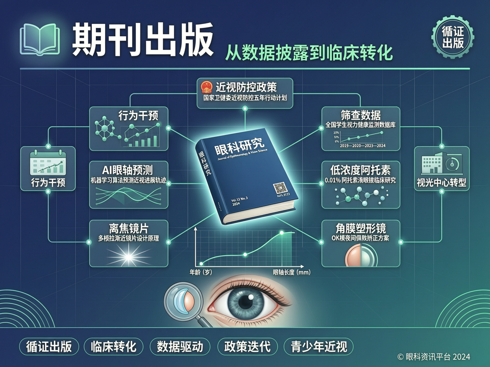 从数据披露到临床转化:眼科期刊在青少年近视防控政策迭代中的知识枢纽作用