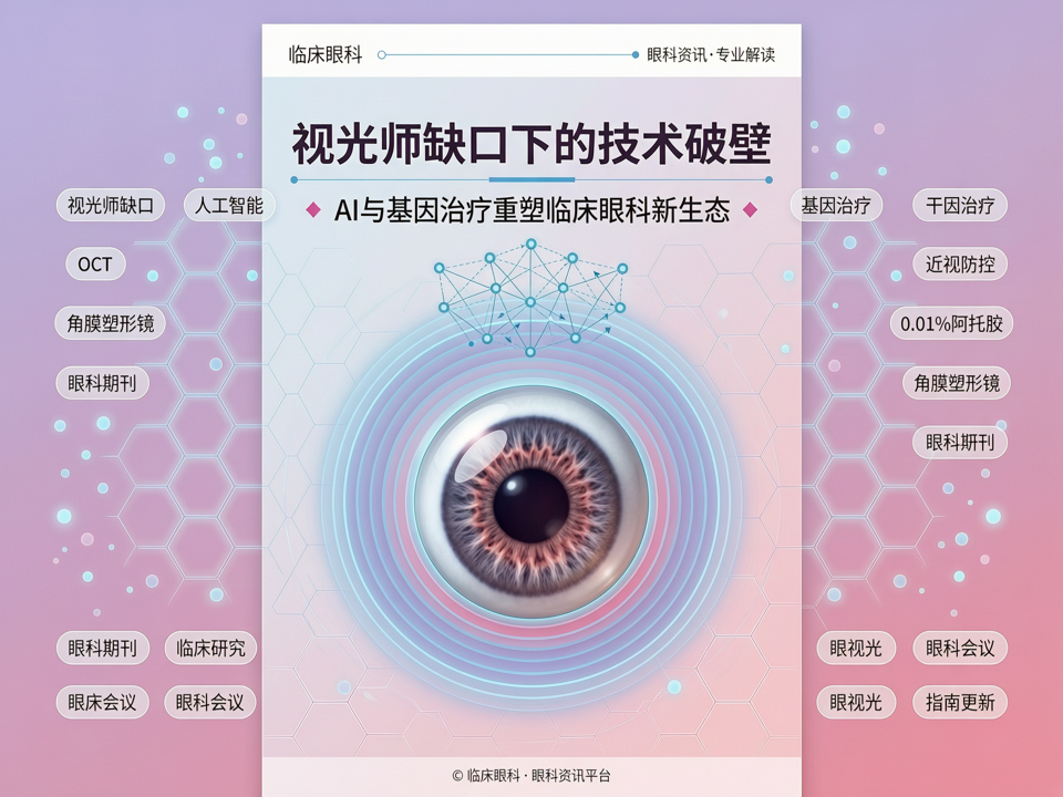 视光师缺口下的技术破壁:AI与基因治疗重塑临床眼科新生态