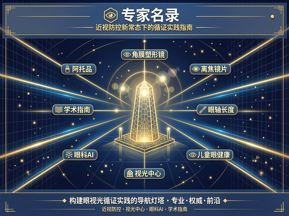 近视防控新常态下的专家名录:构建眼视光循证实践的“导航灯塔”