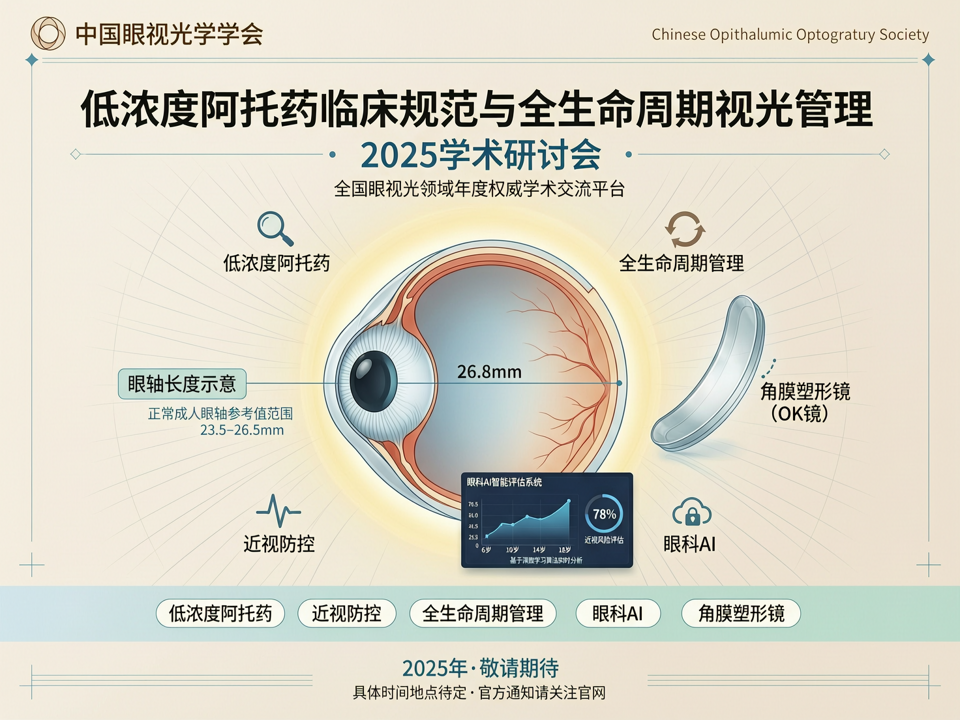 低浓度阿托品临床规范与全生命周期视光管理2025学术研讨会