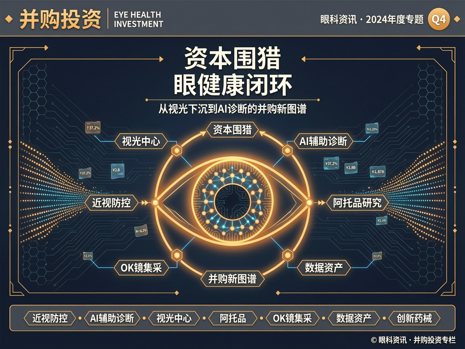 资本围猎“眼健康闭环”:从视光下沉到AI诊断的并购新图谱