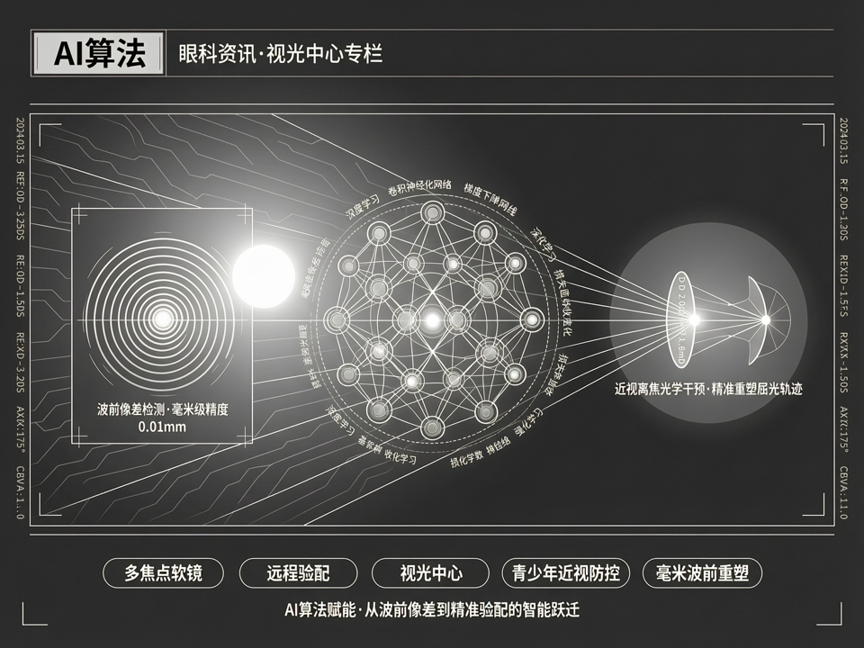 AI算法赋能多焦点软镜验配:从毫米波前重塑到青少年近视防控的精准跃迁