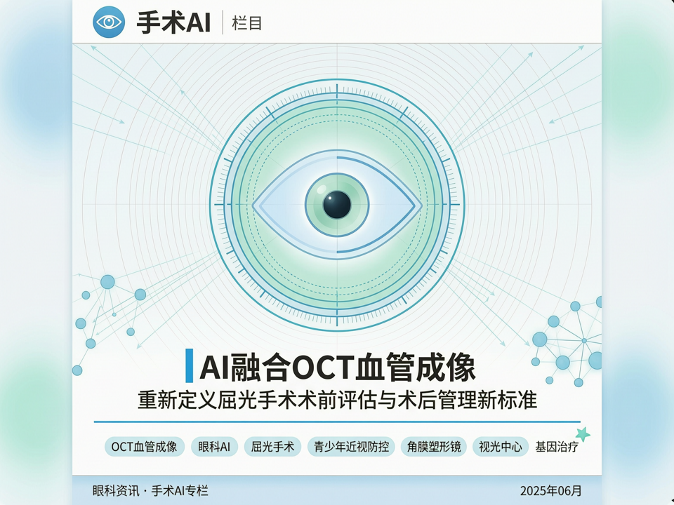 AI融合OCT血管成像:重新定义屈光手术术前评估与术后管理新标准